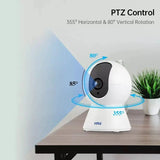 KERUI 360 Degree Motion Tracking Smart WiFi Security Camera
