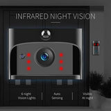 Video Doorbell Camera HD WiFi Doorbell Wireless Operated Motion Detector Audio & Speaker Night Vision for iOS&Android by stepyours.com