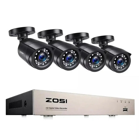 ZOSI Outdoor Surveillance Kit Crystal Clear Day Night Vision