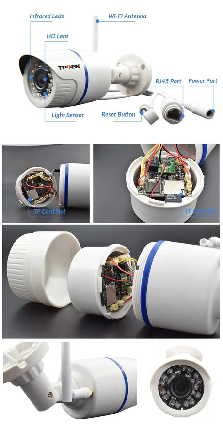 4MP Outdoor WiFi Bullet IP Camera - Weatherproof 1080P Security Hooks - stepyours.com