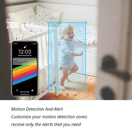 4MP Indoor WiFi Security Camera With Motion Detection CamHi - stepyours.com