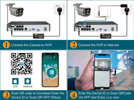 Techage AI PoE 4K Outdoor Security Camera With Two Way Audio For NVR - stepyours.com