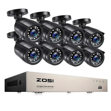 ZOSI Outdoor Surveillance Kit Crystal Clear Day Night Vision