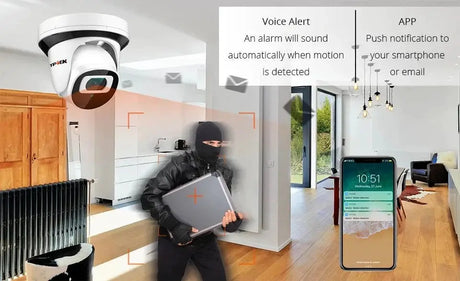 4MP Indoor WiFi Security Camera With Motion Detection CamHi - stepyours.com