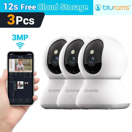 BoyKeep Baby Monitor Camera 2K HD Motion Detection And Two Way Audio 360 View - stepyours.com