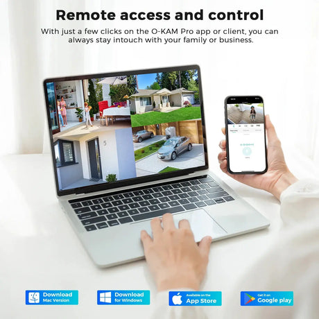 Mini PTZ WiFi Camera 4MP 2K ICsee Surveillance 5X Digital Zoom HD Night Vision - stepyours.com