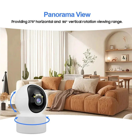 Yoosee 5MP WiFi Indoor PTZ Mini IP Camera - Color Night Vision And Two Way Audio - stepyours.com
