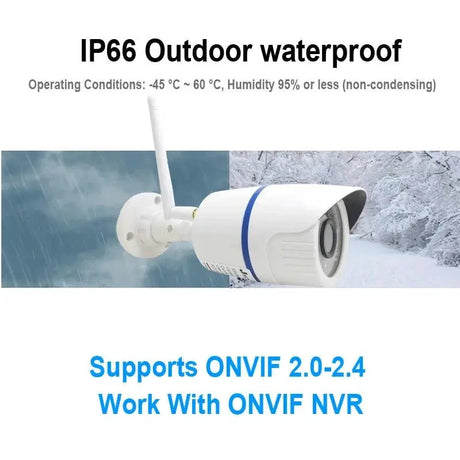 Camhipro Outdoor WiFi IP Camera 5MP 1080P With Instant Motion Alerts - stepyours.com