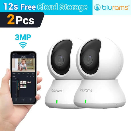 BoyKeep Baby Monitor Camera 2K HD Motion Detection And Two Way Audio 360 View - stepyours.com