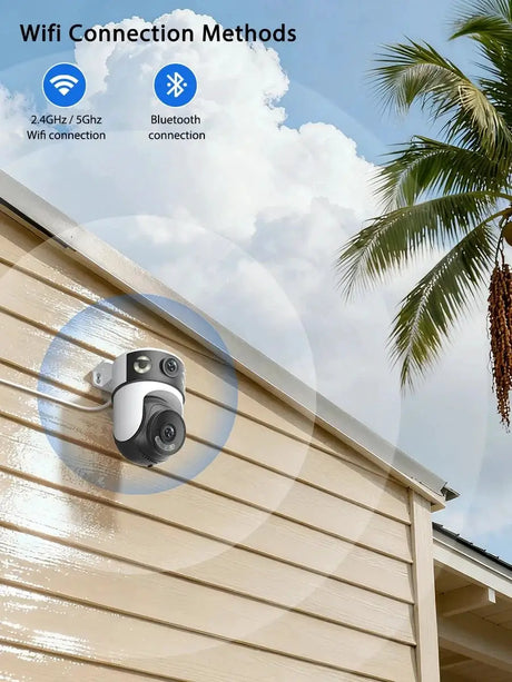 O - KAM 10MP Dual Lens PTZ WiFi Camera - AI Humanoid Detection and Auto Tracking - stepyours.com