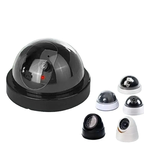 Dummy Security Camera Red LED Light For Home Safety