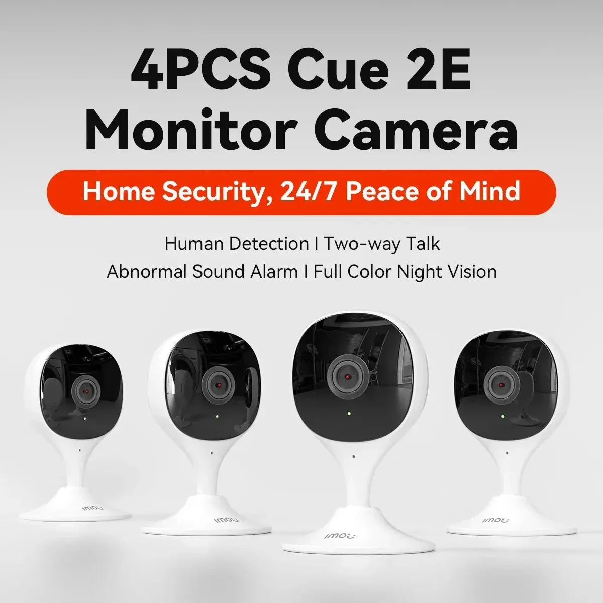 IMOU Ranger 4MP Bullet Lite Indoor Outdoor Security Camera AI Detection - stepyours.com