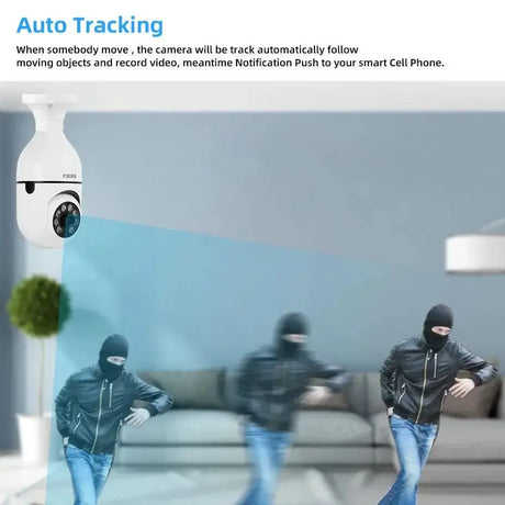 Smart WiFi Indoor Security Camera AI Tracking Night Vision