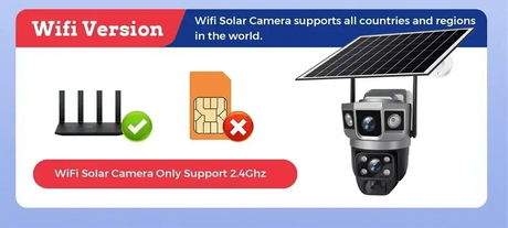 V380 Pro Solar Wifi Outdoor PTZ Dual Lens Camera Auto Tracking Hooks - stepyours.com