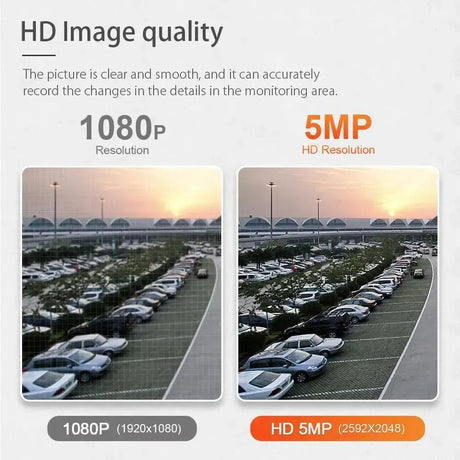 INQMEGA 5MP Tuya Outdoor PTZ Camera Ai Human Detect