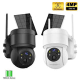 Solar Wireless Security Camera With Color Night Vision
