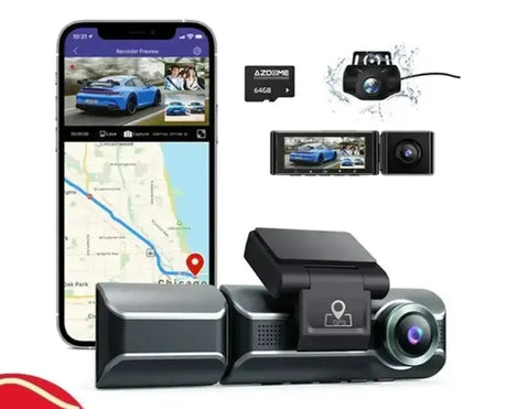 AZDOME M550 Dash Cam 4K Enhanced Car Surveillance System