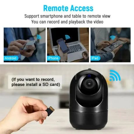 1080P Auto Tracking WiFi Security Camera Night Vision