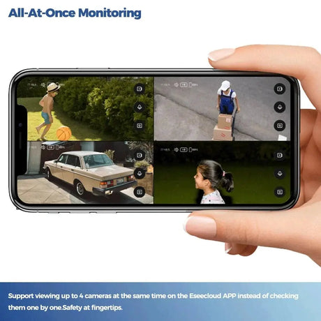 Alevio 2.5K Outdoor Solar Camera Wireless AI Security With Night Vision Hooks - stepyours.com