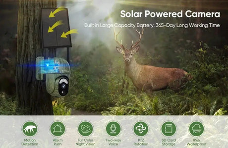 Solar Security Master LS Vision 4MP Wireless Outdoor Camera IP66 Waterproof 4G - stepyours.com