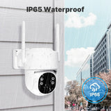 MOES Tuya 4G WiFi 4MP Solar Outdoor Security Camera With Full Color Night Vision - stepyours.com