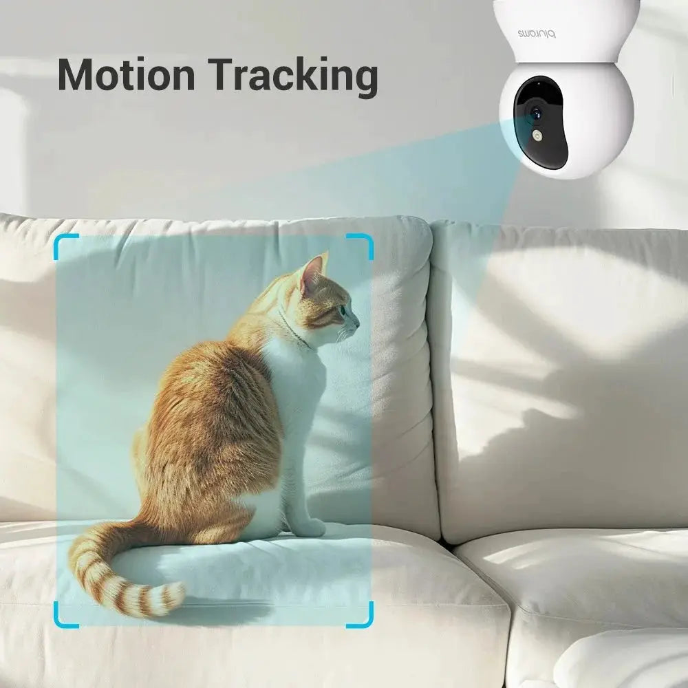 2Pcs Indoor 2K Security Cameras One Touch Call For Home Monitoring - stepyours.com