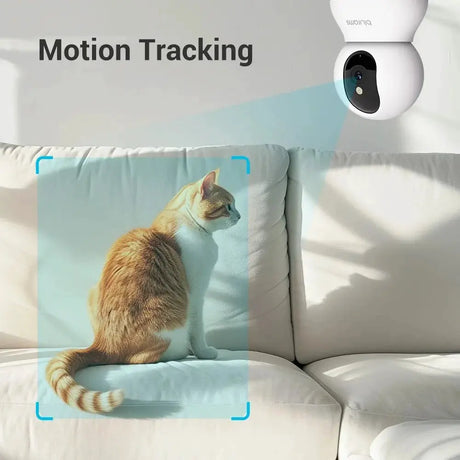 2Pcs Indoor 2K Security Cameras One Touch Call For Home Monitoring - stepyours.com