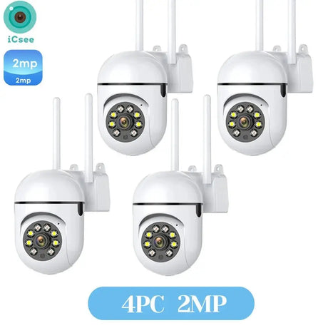 Smart 4MP Wireless Outdoor PTZ Camera With AI Auto Tracking Night Vision - stepyours.com