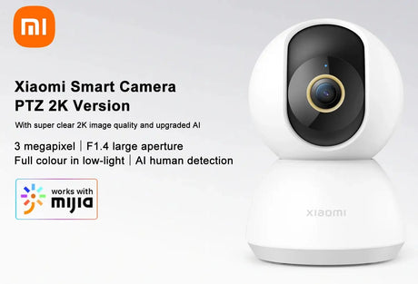 Xiaomi Smart Camera - 360 Degree Indoor Security With 2K Clarity by stepyours.com