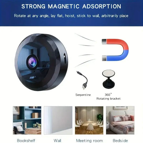 4K Mini WiFi Camera Wireless Security HD Camera Baby Monitor Protection Voice Video Surveillance Night Version Camcorder 2026