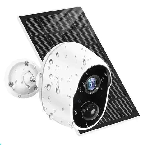 Solar Powered Outdoor WiFi Surveillance Camera for Home