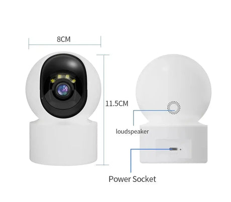 Yoosee 5MP WiFi Indoor PTZ Mini IP Camera - Color Night Vision And Two Way Audio - stepyours.com