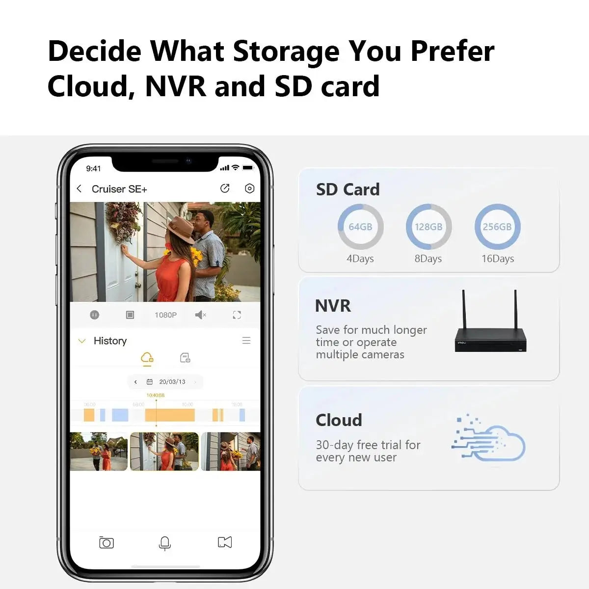 IMOU Cruiser SE Plus Outdoor WiFi Camera AI Human Detection Night Vision - stepyours.com