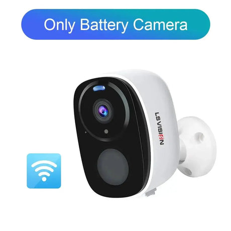 LS Vision Solar Powered Outdoor Security Camera Pro
