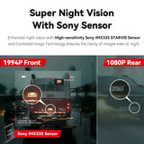 DDPAI Z40 Dash Cam Sony IMX335 1944P HD Video GPS WiFi 360 Rotation - stepyours.com