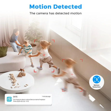 5MP HD WiFi Indoor Security Camera Featuring Night Vision and Two Way Audio - stepyours.com