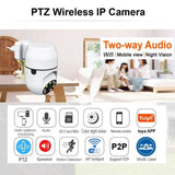 Tuya PTZ IP Camera With Auto Tracking And Wireless Night Vision 1080P - stepyours.com