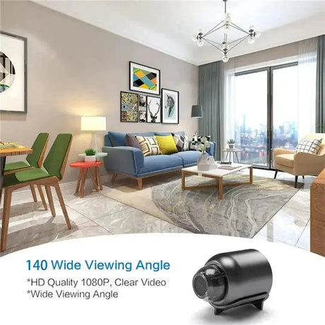 Wireless Mini Security Camera With Night Vision And Audio