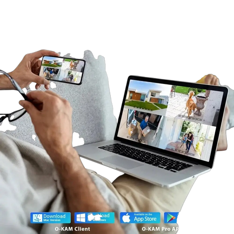 8MP 4K PTZ WiFi Camera - Dual Lens With Dual Screen AI Tracking Surveillance - stepyours.com
