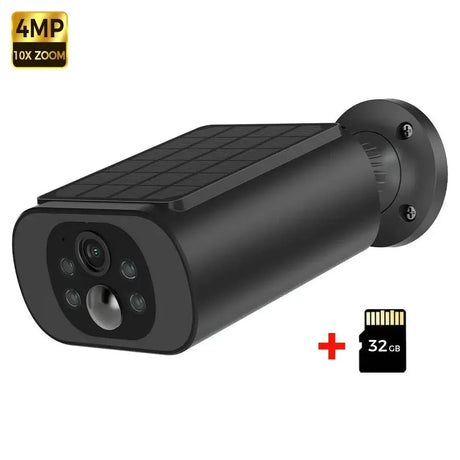 Alevio 2.5K Outdoor Solar Camera Wireless AI Security With Night Vision Hooks - stepyours.com