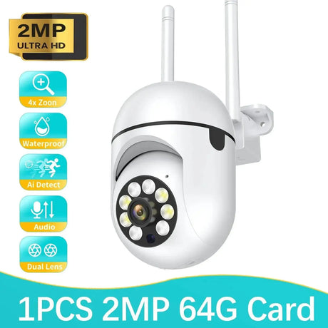Outdoor WiFi Camera With Color Night Vision Surveillance