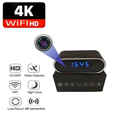 1080P FHD remote viewing camera supports WiFi 2.4G motion detection, infrared night vision, home wireless Mini Camera by stepyours.com