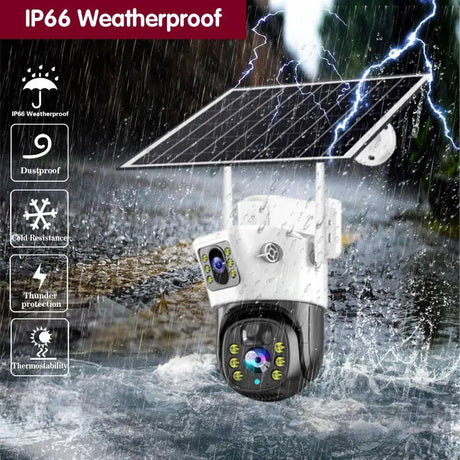 Ultimate Solar CCTV Color Night Vision Security Camera 4K