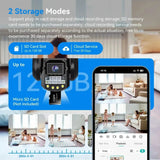 V380 Pro WiFi IP Camera Outdoor 12MP 6K Triple Lens Night Vision - Weatherproof by stepyours.com