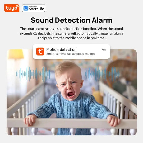 3MP HD Tuya Smart Indoor Outdoor Security Camera With Color Night Vision - stepyours.com