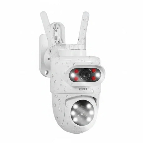 Fuers 5K 10MP Dual Lens IP Camera - Auto Tracking Tuya Smart WiFi CCTV - stepyours.com