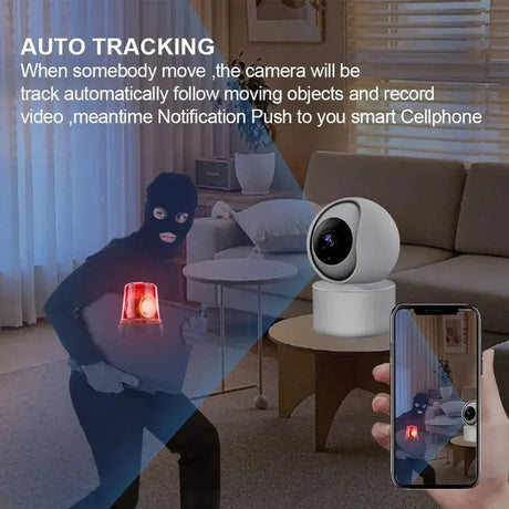 5MP WiFi Security Camera With AI Motion Detection Features