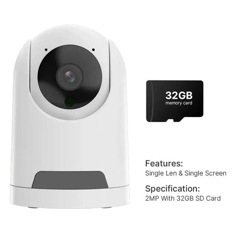 2K 4MP WiFi PTZ Security Camera With AI Tracking Features