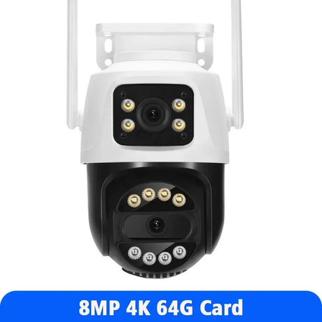 ASECAM 12MP 6K WiFi Outdoor Camera - AI Tracking, 8X Zoom, Dual Screen - stepyours.com