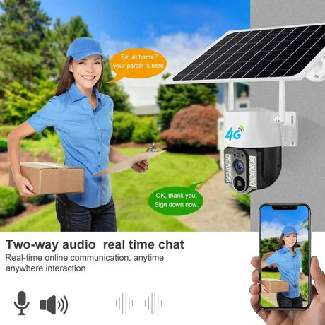 Solar CCTV Camera Advanced Humanoid Detection Night Vision